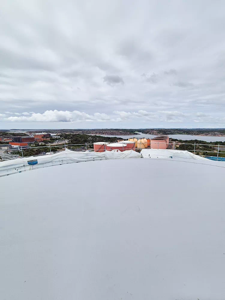 Tank Roof – Preemraff Lysekil, Sweden